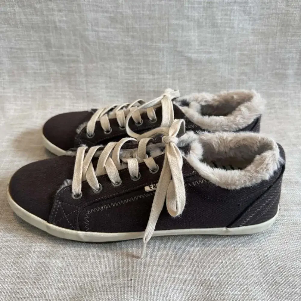 Taos Women's Brown and Black Trainers